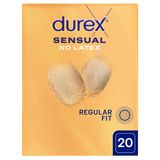 Durex Sensual No Latex, prezerwatywy nielateksowe, 20 sztuk - miniaturka zdjęcia produktu
