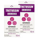 Zestaw Tretussin Immuno, od 3 lat, smak czarnej porzeczki, 2 x 150 ml - miniaturka zdjęcia produktu