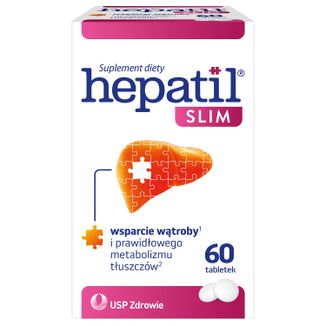 Hepatil Slim, 60 tabletek KRÓTKA DATA - zdjęcie produktu