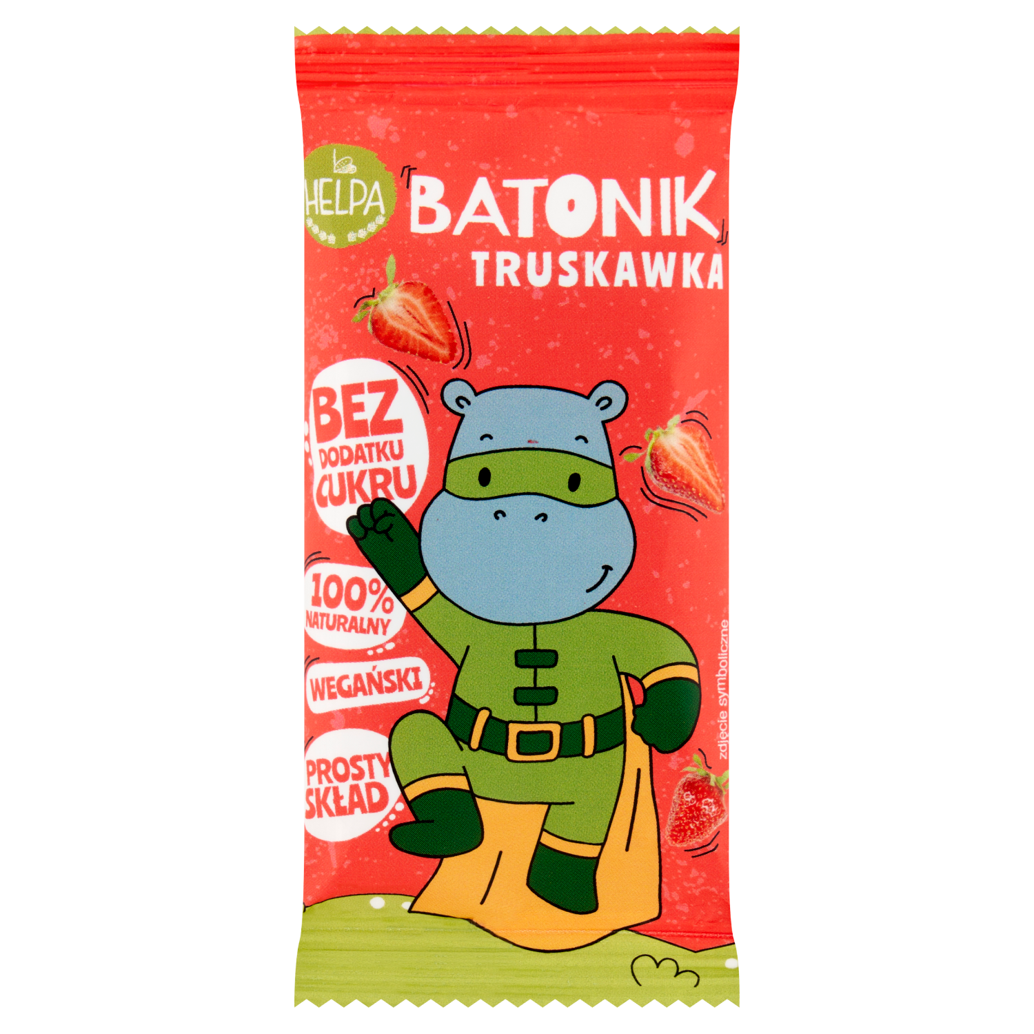Nieznana Helpa Batonik, truskawka, 20 g