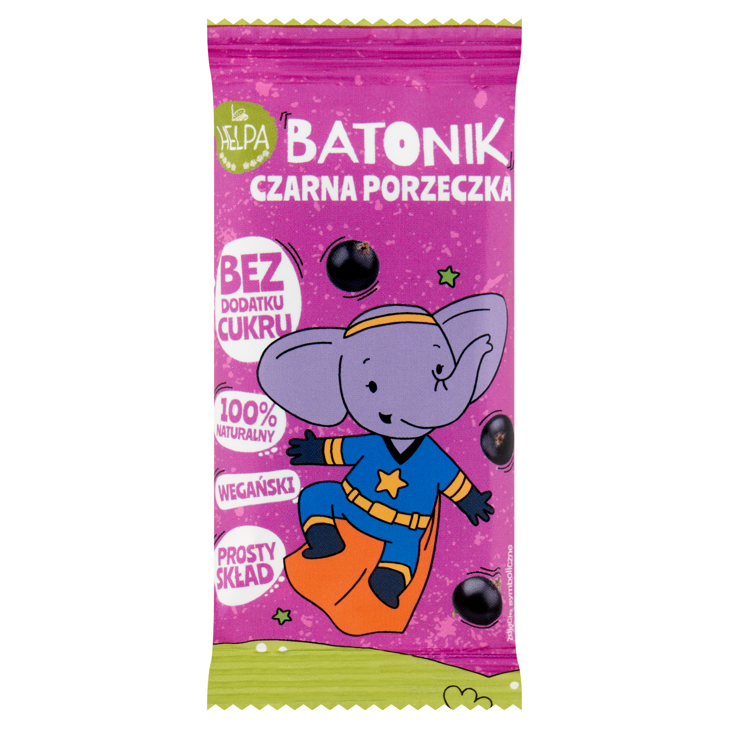 Nieznana Helpa Batonik, czarna porzeczka, 20 g