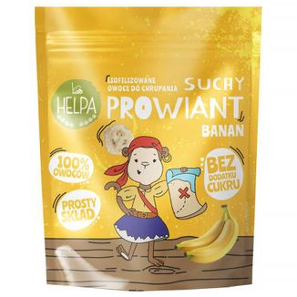 Helpa Suchy Prowiant, owoce liofilizowane do chrupania, banan, 9 g - zdjęcie produktu