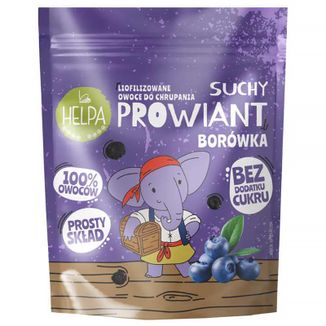 Helpa Suchy Prowiant, owoce liofilizowane do chrupania, borówka, 9 g - zdjęcie produktu