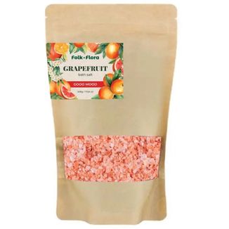 Folk & Flora, sól do kąpieli, grejpfrutowa, 500 g - zdjęcie produktu