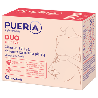 Pueria Duo Active, 90 kapsułek - zdjęcie produktu