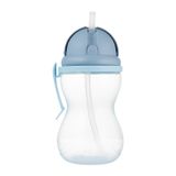 Canpol Babies, bidon ze składaną rurką silikonową, niebieski, od 12 miesiąca, 370 ml - miniaturka zdjęcia produktu