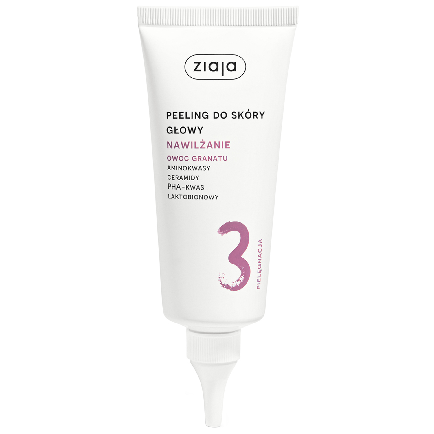 Nieznana Ziaja Roślinnie Pielęgnujemy Nawilżanie Owoc Granatu, peeling do skóry głowy, 100 ml — Składniki i ocena