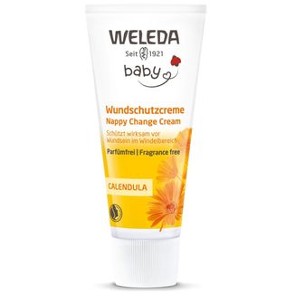 Weleda Calendula, krem przeciw odparzeniom dla niemowląt i dzieci z nagietkiem lekarskim, bezzapachowy, 75 ml - zdjęcie produktu