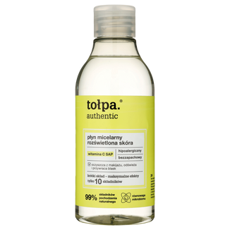 Tołpa Authentic, płyn micelarny rozświetlona skóra, 300 ml - zdjęcie produktu