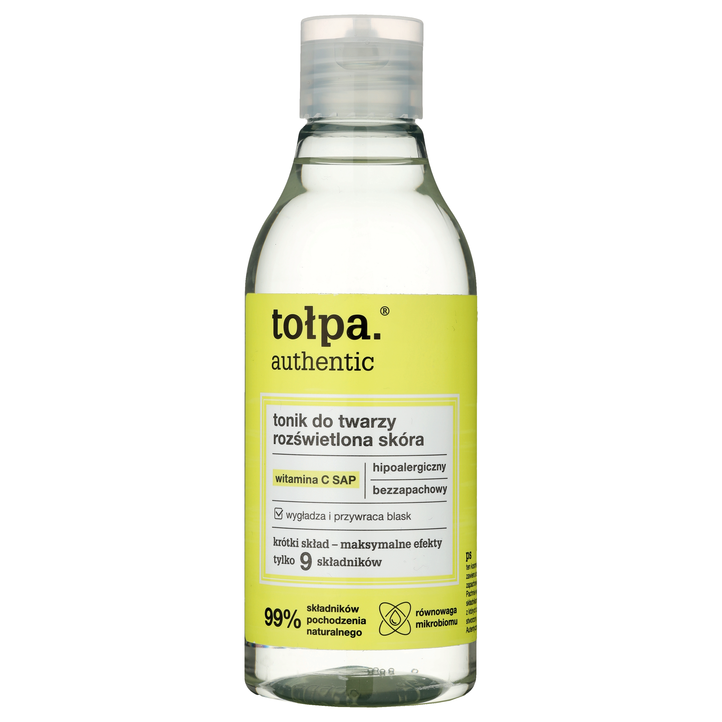 Tołpa Tołpa Authentic, tonik rozświetlona skóra, 200 ml — Inhaltsstoffe und Bewertung