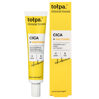 Tołpa Clinical Boost CICA + niacynamid, regenerujący krem do twarzy, 40 ml - zdjęcie produktu