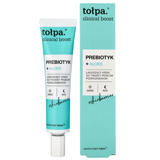 Tołpa Clinical Boost Prebiotyk + aloes, łagodzący krem do twarzy, 40 ml - zdjęcie produktu