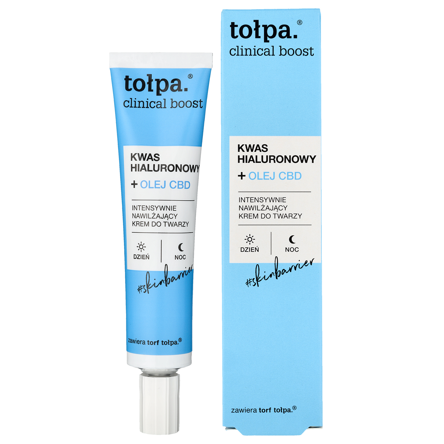 Tołpa Tołpa Clinical Boost Hyaluronsäure + Öl CBD, intensiv feuchtigkeitsspendend Gesichtscreme, 40 ml — Inhaltsstoffe und Bewertung