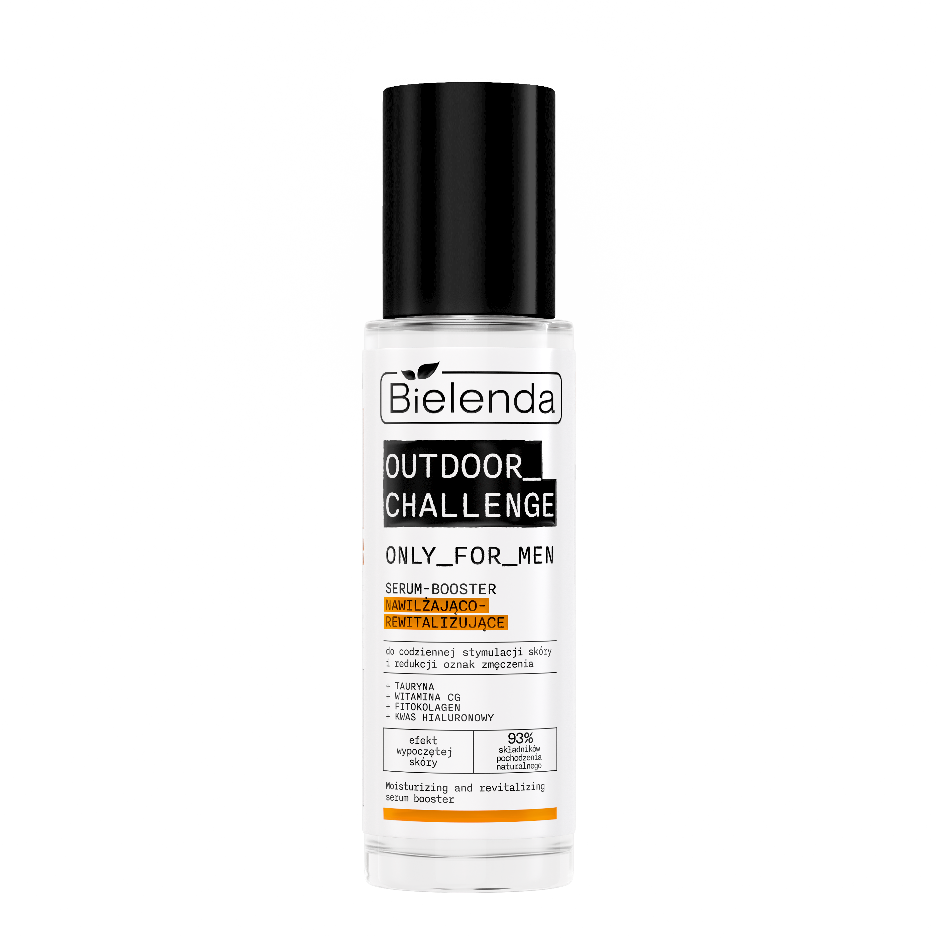 Nieznana Bielenda Only for Men Outdoor Challenge, serum-booster nawilżająco-rewitalizujące, 30 ml — Składniki i ocena