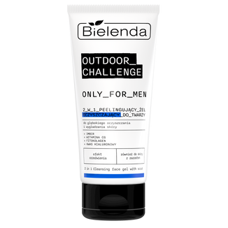 Bielenda Only for Men Outdoor Challenge, peelingujący żel do twarzy, 150 ml - zdjęcie produktu