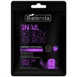 Bielenda Snail Beauty Secrets, nawilżająco-odbudowująca czarna maska w płacie, 1 sztuka - miniaturka zdjęcia produktu
