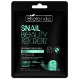Bielenda Snail Beauty Secrets, balansująco-regenerująca czarna maska w płacie, 1 sztuka - miniaturka zdjęcia produktu