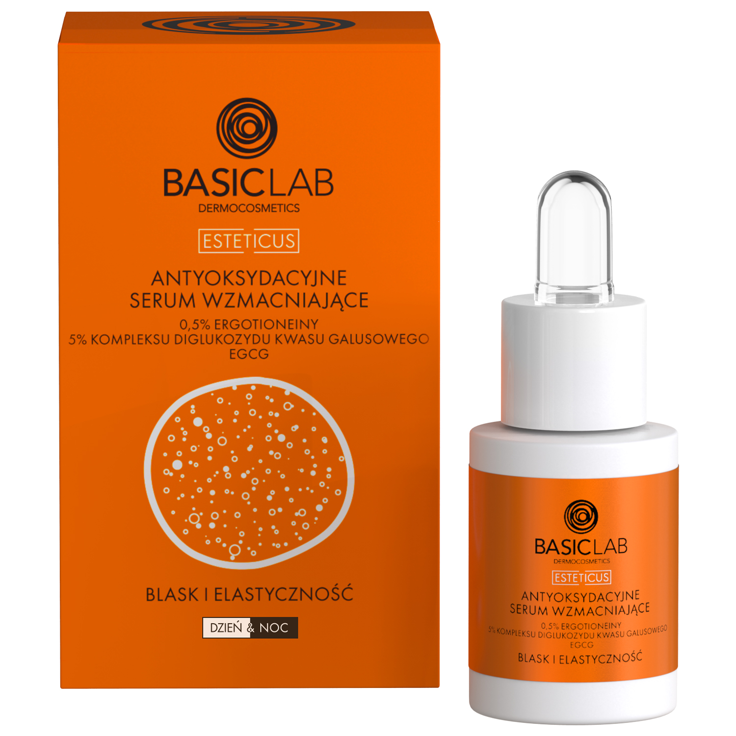 Basiclab BasicLab Esteticus, antyoksydacyjne serum wzmacniające, 0,5% ergotioneiny, 15 ml — Inhaltsstoffe und Bewertung