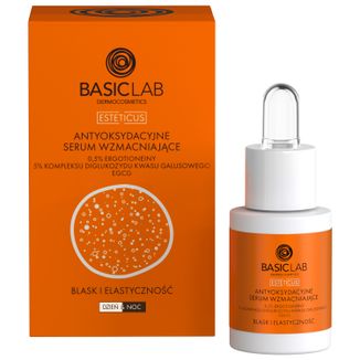 BasicLab Esteticus, antyoksydacyjne serum wzmacniające, 0,5% ergotioneiny, 15 ml - zdjęcie produktu