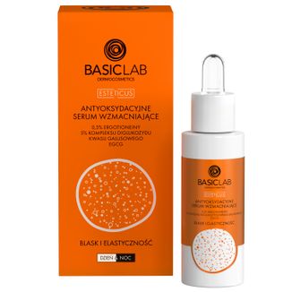 BasicLab Esteticus, antyoksydacyjne serum wzmacniające, 0,5% ergotioneiny, 30 ml - zdjęcie produktu