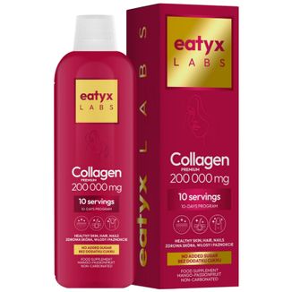 Eatyx Labs Collagen Premium 200 000 mg, smak mango-marakuja, 1000 ml - zdjęcie produktu