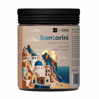 Hiskin Bon Voyage, świeca sojowa, Santorini, 200 ml - zdjęcie produktu