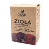 Kombinat Konopny Zioła na odporność, CBDA + CBD 500 mg, 100 kapsułek - miniaturka zdjęcia produktu