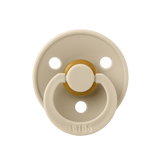 Bibs Colour, smoczek uspokajający, od urodzenia, kauczukowy, okrągły, rozmiar 1, Vanilla, 1 sztuka USZKODZONE OPAKOWANIE - miniaturka zdjęcia produktu