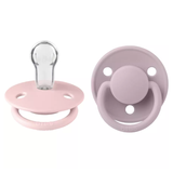 Bibs De Lux, smoczek uspokajający, silikonowy, okrągły, rozmiar one-size, Blossom & Dusky Lilac, 0-36 miesięcy, 2 sztuki - miniaturka zdjęcia produktu