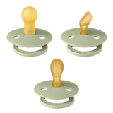 Zestaw Bibs Try-It Collection Colour, smoczki uspokajające, kauczukowe, rozmiar 1, 0-6 miesięcy, Sage, 3 sztuki - miniaturka zdjęcia produktu