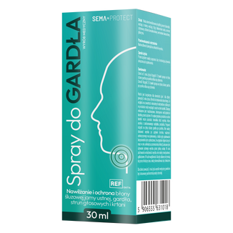 SEMA Protect, spray do gardła, 30 ml USZKODZONE OPAKOWANIE - zdjęcie produktu