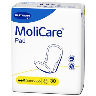 MoliCare Pad, wkłady chłonne, midi, 3 krople, 30 sztuk - zdjęcie produktu