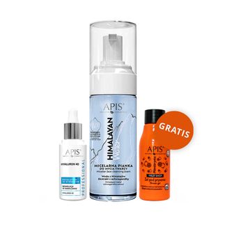 Zestaw Apis Himalayan Water, micelarna pianka do mycia twarzy, 150 ml + serum, 30 ml + mandarynkowy żel pod prysznic, 50 ml gratis - zdjęcie produktu