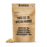 Simple Day Wieczna Młodość, koenzym Q10 + kolagen rybi + witamina E + kwas hialuronowy, 90 kapsułek - miniaturka zdjęcia produktu