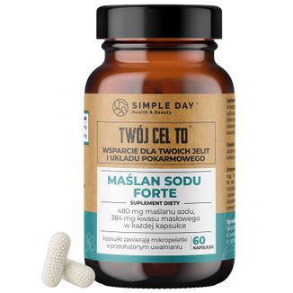 Simple Day Maślan Sodu Forte, 60 kapsułek - zdjęcie produktu