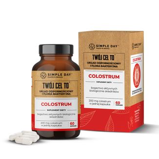 Simple Day Colostrum, 60 kapsułek - zdjęcie produktu