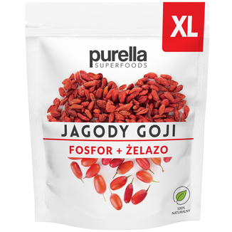 Purella Superfoods Jagody Goji, suszone owoce, XL, 100 g - zdjęcie produktu