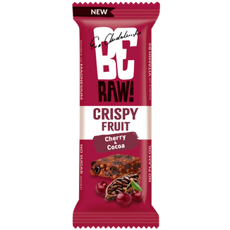 BeRAW! Crispy Fruit, baton, cherry & cocoa, 40 g - zdjęcie produktu