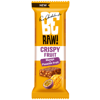 BeRAW! Crispy Fruit, baton, mango & passion fruit, 40 g - zdjęcie produktu