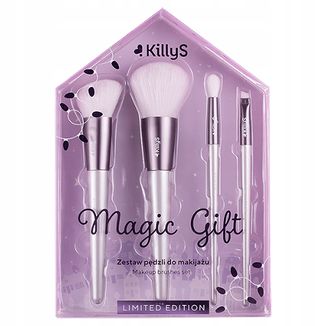 Zestaw KillyS Magic Gift, pędzle do makijażu, 4 sztuki - zdjęcie produktu