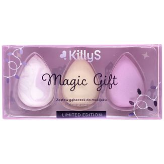 Zestaw KillyS Magic Gift, gąbka do makijażu, 3 sztuki - zdjęcie produktu