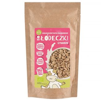 Helpa Bio Łódeczki Cynamon, ekologiczne płatki śniadaniowe, 260 g - zdjęcie produktu