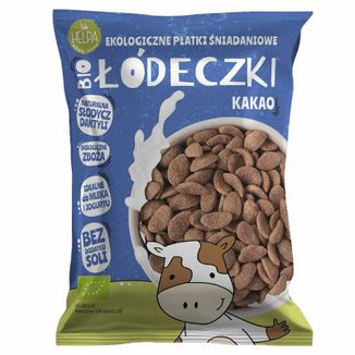 Helpa Bio Łódeczki Kakao, ekologiczne płatki śniadaniowe, 260 g - zdjęcie produktu