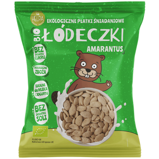 Helpa Bio Łódeczki Amarantus, ekologiczne płatki śniadaniowe, 200 g - zdjęcie produktu