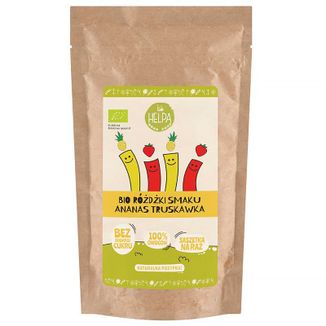 Helpa Bio Różdżki Smaku, truskawka i ananas, 20 g KRÓTKA DATA - zdjęcie produktu
