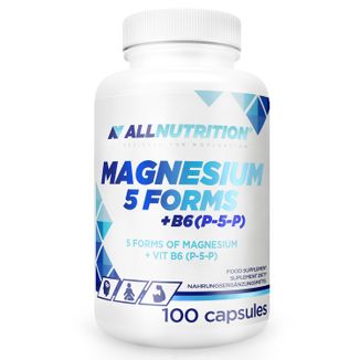 Allnutrition Magnesium 5 Forms + B6 (P-5-P), 100 kapułek - zdjęcie produktu