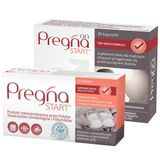 Zestaw Pregna Start, dla kobiet planujących ciążę, 30 tabletek + Pregna Start On, 30 kapsułek - miniaturka zdjęcia produktu