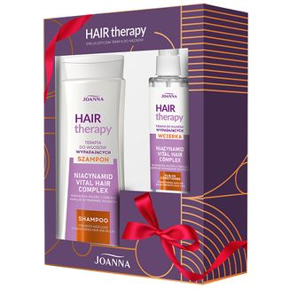 Zestaw Joanna Hair Therapy, szampon do włosów wypadających, 300 ml + wcierka do włosów wypadających, 100 ml - zdjęcie produktu