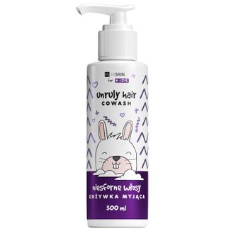 Hiskin Kids Unruly Hair Cowash, odżywka myjąca, niesforne włosy, 300 ml - zdjęcie produktu