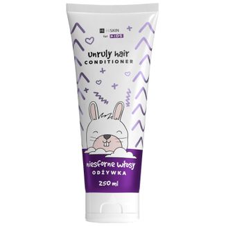 Hiskin Kids Unruly Hair Cowash, odżywka, niesforne włosy, 250 ml - zdjęcie produktu